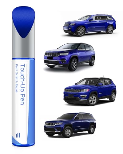 PBM/SBM Ocean Blue Touch Up Paint Compatible with Jeep Exact Match Chips and Nicks Touch Up - color: Ocean Blue(PBM/SBM) Compatible with Cherokee/Commander/Compass/Grand-Cherokee/Liberty/Patriot