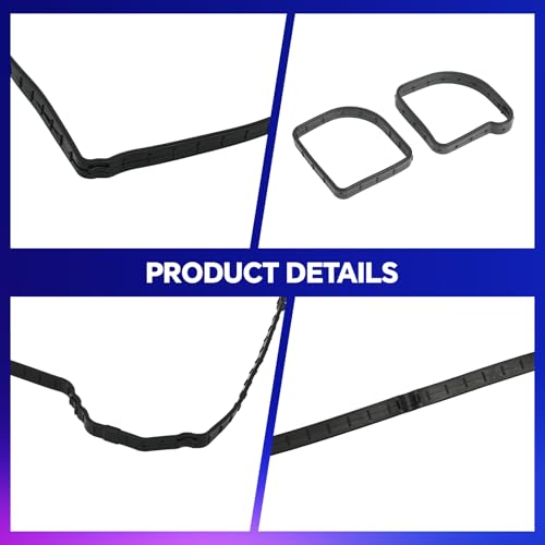 Valve Cover Gasket for Ford Escape Focus Fusion Ranger Transit Connect, for Lincoln MKZ, for Mazda 3 3 Sport 5 6 Mariner Milan MX-5 Miata Tribute 2.0L 2.3L 2.5L 2003-2012, Replace# VS50639R1 - size: VS50639R1