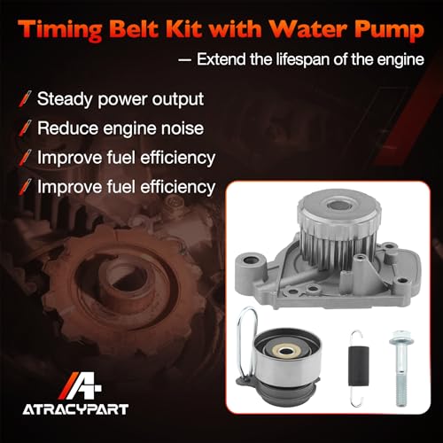 Timing Belt Kit With Water Pump Fit For 2001-2005 Honda Civic Engine - size: TCK312