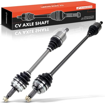A-Premium Set of 2 Front CV Axle Shaft Assembly - style: Front Driver and Passenger Side
