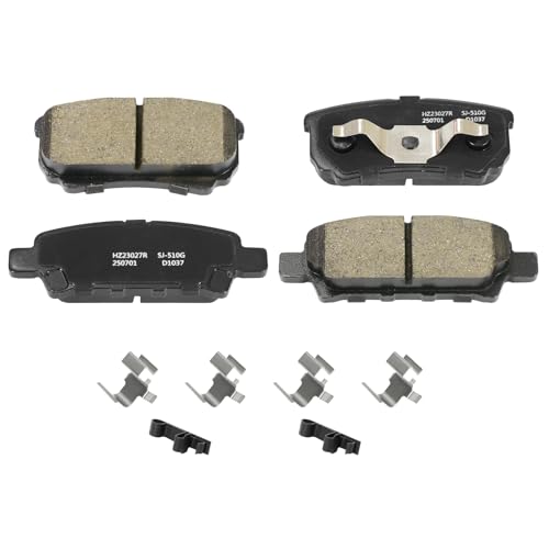 Ceramic Rear Brake Pads for Jeep Compass,Patriot - size: D1037