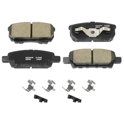 Ceramic Rear Brake Pads for Jeep Compass,Patriot - size: D1037