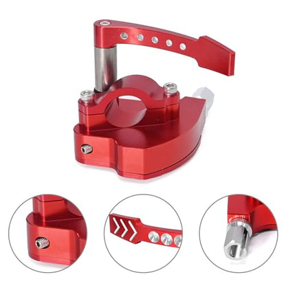 EATAKWARD 7/8" 22mm Universal Billet Throttle Thumb Assembly, ATV Throttle Lever Thumb Controller, Replacement for Yamaha Suzuki Polaris Can-Am Kawasaki Honda Arctic Cat KYMCO Dirt Bike ATV Quad, Red - color: Red