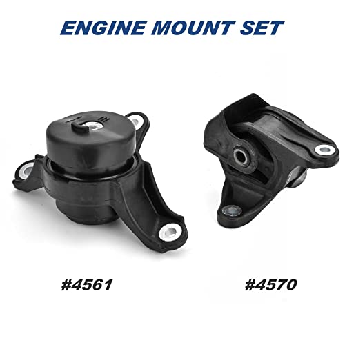 Engine Motor Mount Set Compatible with 2008-2012 Honda Accord 2.4L TSX