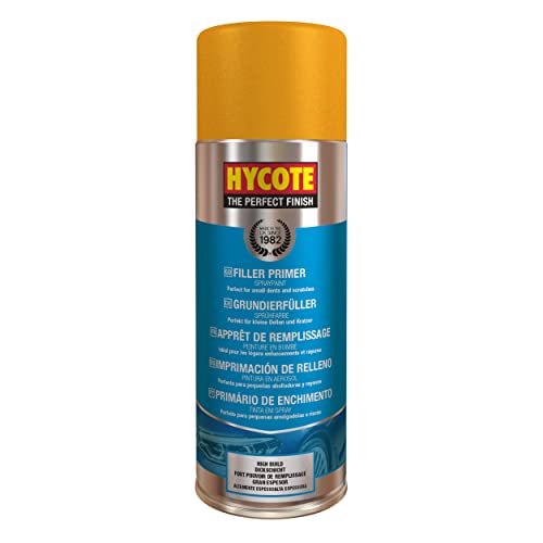 Hycote Filler Primer Spray Paint, Fast Drying Automotive Primer, For All Surfaces, High Build Base Coat for Small Dents & Scratches, 13.5 Oz - color: Filler Primer, size: 13.5 Ounce (Pack of 1)