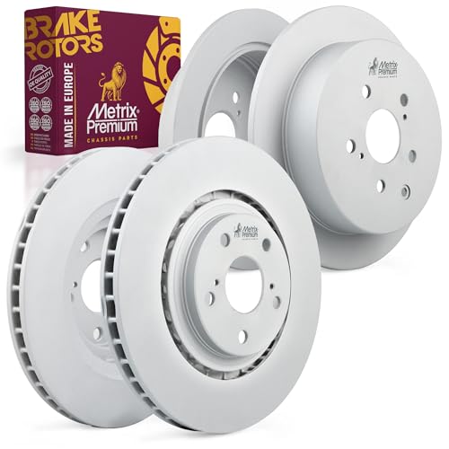 Metrix Premium Chassis Parts 328 & 309mm F/R Brake Rotor Kit Fits RX450h - size: 96314MT