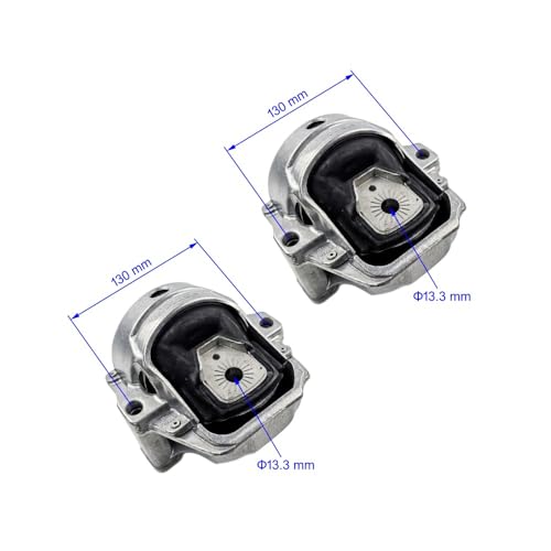 2PCS Engine Motor Mount Hydraulic Set Left & Right Compatible with Audi Q5 2009 2010 2011 2012 for 31476246021, 31470746021 - size: 2009-2012 Q5