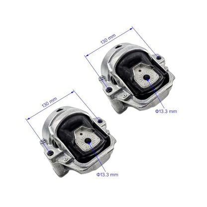 2PCS Engine Motor Mount Hydraulic Set Left & Right Compatible with Audi Q5 2009 2010 2011 2012 for 31476246021, 31470746021 - size: 2009-2012 Q5