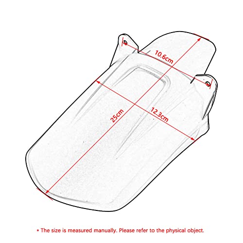 Sur Ron Rear Shock Fender Absorbing Mudguards Protector for Light Bee/Sur-Ron/Surron X/Surron S / X160 / X260 Motorcycle Dirt Bike Black - style: Rear Shock Fender