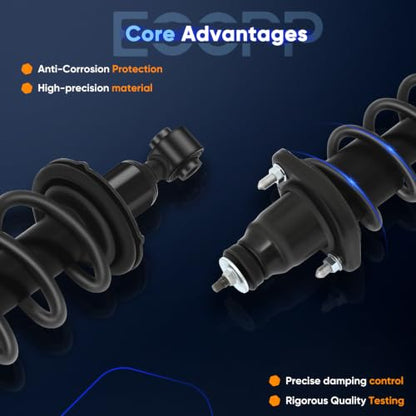 ECCPP Complete Strut Assembly Shock Absorber for Honda Civic 2001-2005 - size: 171340L 171340R