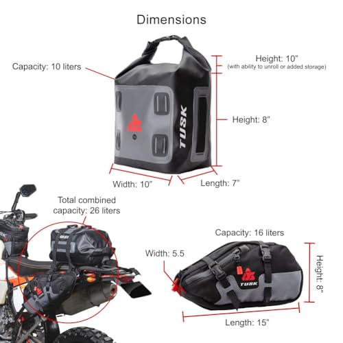 Tusk Traverse Pannier Bags - size: Base System (Pannier Bags Only)