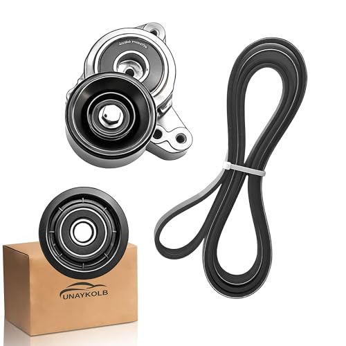 Serpentine Belt Kit With Drive Belt Tensioner And Idler Pulley For - size: Honda Cr-v (12-14)