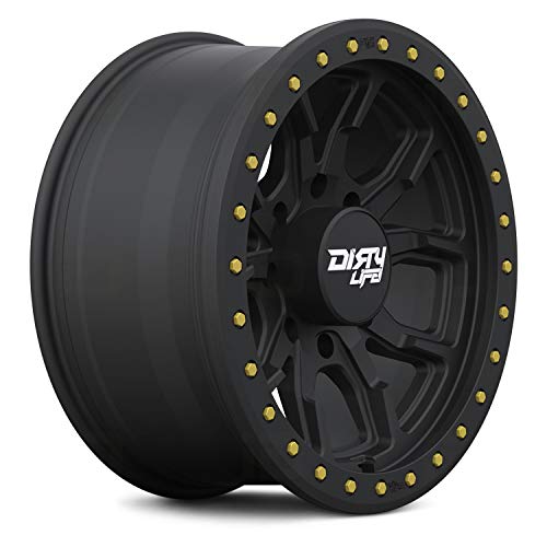 Dirty Life DT-1 Matte Black Wheel with Painted Finish (17 x 9. inches /5 x 127 mm, -12 mm Offset)