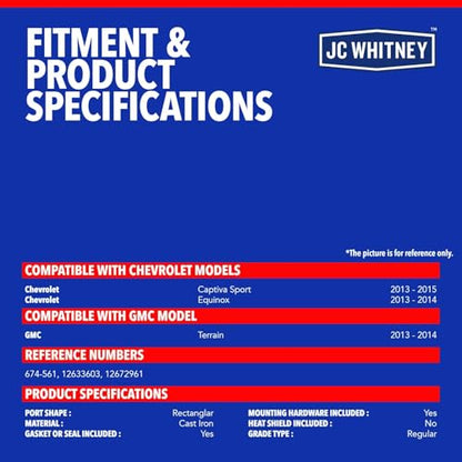 JC Whitney Exhaust Manifold Kit with Gasket