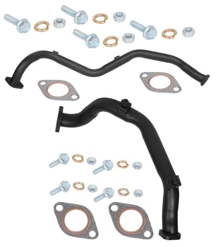New Front Rear Ex Pipe W/Gasket/Bolt FITS KAWASAKI Replaces18049-1735 18049-1736