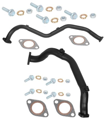 New Front Rear Ex Pipe W/Gasket/Bolt FITS KAWASAKI MULE 3000 2001