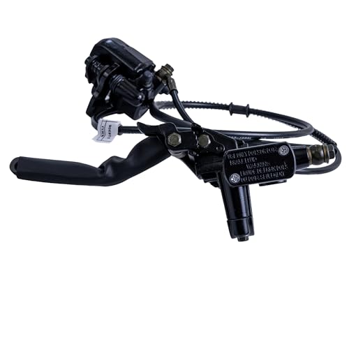 AlveyTech Rear Brake Caliper Assembly for Coleman AT125-EX & AT125-UT ATVs - Rear Brake Assembly for 4 Wheeler, ATV, Quad, Off Road Vehicle, Mini Bike, Dirt Bikes, Replacement Pads