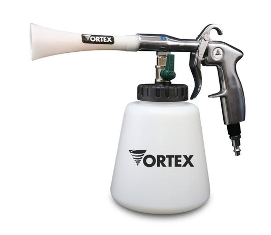HI-TECH Vortex I Air Cleaning Gun – Deep Cleans Auto Interiors & Exteriors – Compressed Air Powered – Car Detailing Tool for Dirt, Dust, Grime & Stains - size: V-100