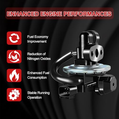EGV1055 EGR Valve Replacement Compatible with Ford Explorer 2004-2010,for Explorer Sport Trac 2007-2010,for Mercury Mountaineer 2004-2010 Automotive Exhaust Gas Recirculation Replacement