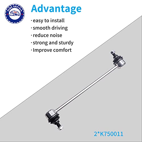 Sway Bar End Links, K750011 Rear Stabilizer Sway Bar End Link Compatible With Toyota Camry 2007-2011 Avalon 2007-2012 Lexus ES350 2007-2012