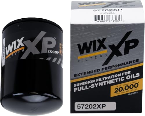 WIX 57202XP WIX XP Oil Filter Replacement, Built for Synthetic Oil - Compatible With Chev-GMC Vehicles w/ 6.6L Duramax Diesel (01-14) (Pack of 6) - size: 1 Count (Pack of 6)