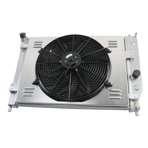 3 Row Aluminum Radiator+Shroud Fan for 2005-2013 Chevy Corvette 6.0 6.2L 7.0L V8, radiators,replacement radiator, aluminum radiator