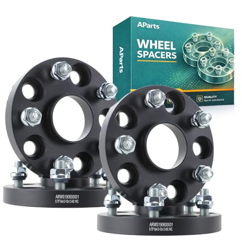 AParts 5x4.5 Hubcentric Wheel Spacers 0.75", 60.1mm Hub Bore, M12x1.5 Studs, Forged Aluminum Wheel Spacers Compatible with for Lexus ES250 1990-1991, for Lexus ES300 1992-2003, for Lexus ES300h 2013- - size: 0.75"-5x4.5"-60.1mm-M12x1.5