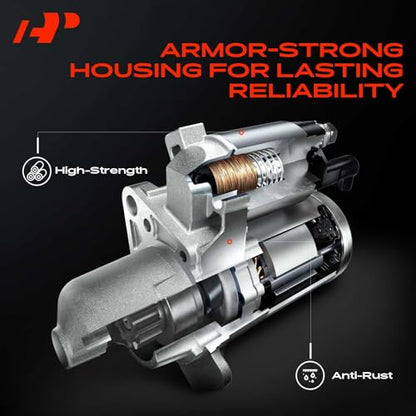 A-Premium Starter Motor, 12V 1.5KW 22 Teeth Counterclockwise