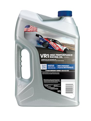 Valvoline VR1 Racing SAE 20W-50 Motor Oil 5 QT - size: 5 QT, style: VR1