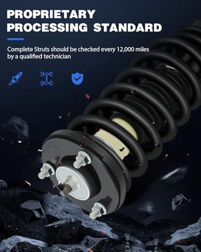 ECCPP Complete Struts Spring Assembly Front Fit for Kia Sorento 2003-2009 - size: 171110 171109