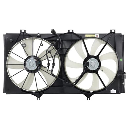TRQ Radiator Dual Cooling Fan Assembly - style: RFA73764