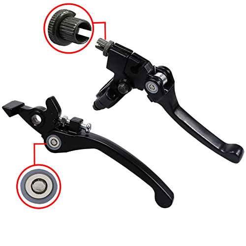 LOCOPOW Brake Clutch Lever Handle for 7/8" 22mm inch Handlebar 110cc 125cc 140cc TTR 125cc SSR Xmotos RFZ Apollo Taotao Thumpstar 125 Pit Dirt Bike Motorcycle Coolster