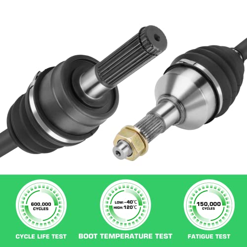 Youxmoto Front Left CV Axle Fit for Kawasaki 800 Teryx/ Teryx4 2015 2016 2017 2018 2019 2020 2021, 4340 Chromoly Steel CV Axle Half Shaft, for 59266-0047 59266-0707 - size: 1*Front Left Axle