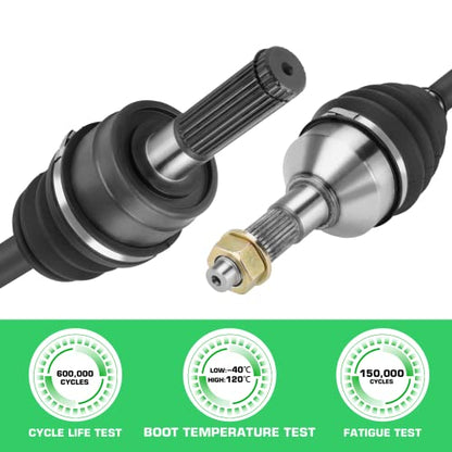 Youxmoto Front Left CV Axle Fit for Kawasaki 800 Teryx/ Teryx4 2015 2016 2017 2018 2019 2020 2021, 4340 Chromoly Steel CV Axle Half Shaft, for 59266-0047 59266-0707 - size: 1*Front Left Axle
