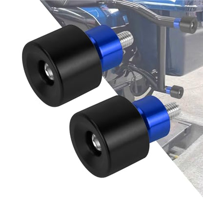 Crash Bar Slider Ends Frame Sliders Fit for Harley M12 Screw - color: #2 Blue
