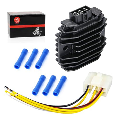 6 Pin Regulator Rectifier & Plug for Kawasaki Lakota KLF300 Bayou300 KEF300