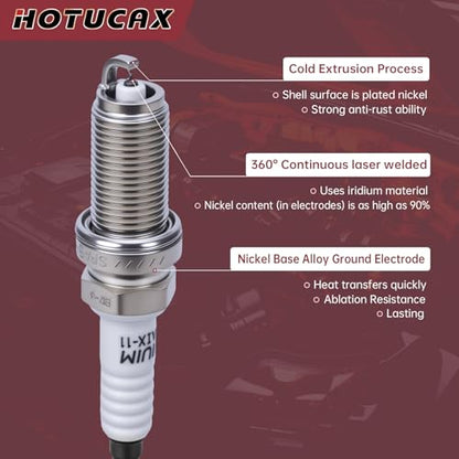 UF611 Ignition Coils & Spark Plugs Tune Up Kit, 4 Pack - size: UF611 & Spark Plugs