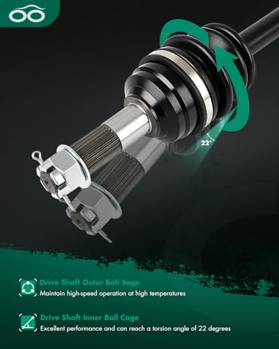 SCITOO Rear CV Axle Shaft Assembly for Kawasaki Teryx 750 2008-2011