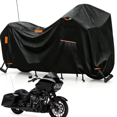 Saking 420D Motorcycle Cover 109" for Touring Model Harley Davidson CVO