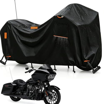 Saking 420D Motorcycle Cover 109" for Touring Model Harley Davidson CVO