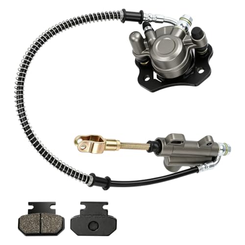 HIAORS Rear Hydraulic ATV Foot Brake Kit for Taotao Coolster 110cc 125cc - color: gray