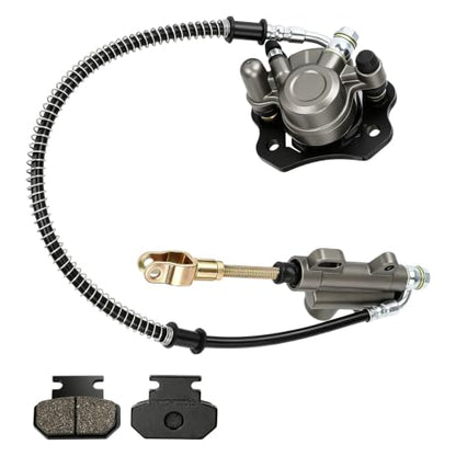 HIAORS Rear Hydraulic ATV Foot Brake Kit for Taotao Coolster 110cc 125cc - color: gray