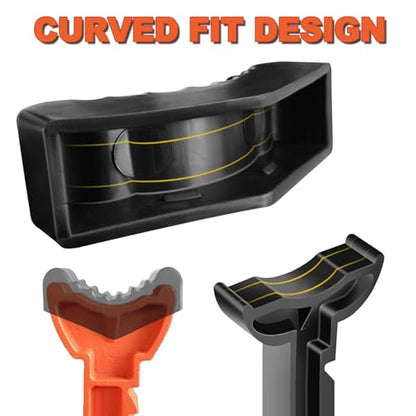 6Ton Car Jack Stand Rubber Pad Slotted Lift Floor Adapter Repair Tool Frame Rail Pinch Weld Lifting Universal Repair Tools Safety Grip Pads - color: Black, size: 6 Ton