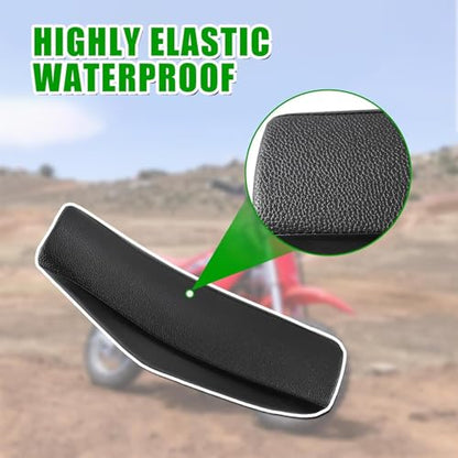 Plastics Fender Kit with Black Seat for Honda CRF50 XR50 Chinese 50cc 70cc 90cc Dirt Pit Bike (Green) - color: Green