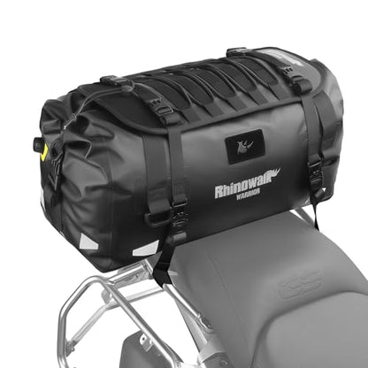 Rhinowalk Waterproof Motorcycle Saddle Bag 40L, MOLLE Rear Seat Tail Bag - size: 40L