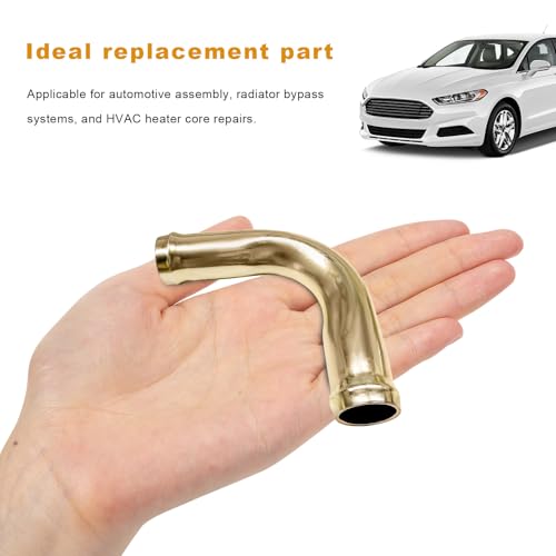 Sun Walker 2 PCS 90° Elbow Heater Hose Connector, 3/4" 19mm Automotive Heater Pipe Adapter Elbow Coolant Fitting, 90 Degree Bend Hose Connectors Replacement, Car Accessories - color: 19mm