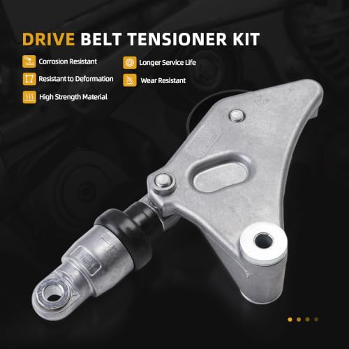 Serpentine Belt with Tensioner Kit #38216 90K-38216 7PK1940 - size: 2001-2007 for Highlander/RAV4/Camry
