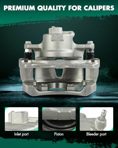 SCITOO 19B2703 Front Right Disc Brake Caliper Assembly w/Bracket - size: Front Passenger[19B2703]