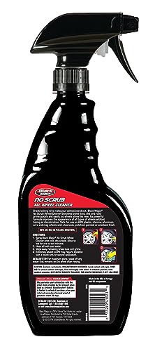 Black Magic 120218 No Scrub All Wheel Cleaner, 23 oz. (Pack of 2) - No Scrubbing Needed, Just Apply, Hose Off and Wipe for Clean Wheels Every Time - size: 23 Fl Oz (Pack of 2), style: No Scrub Cleaner