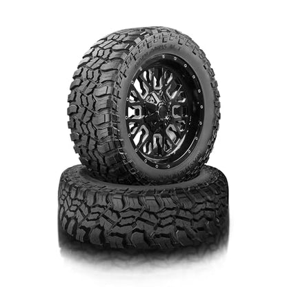 Set of 2 (TWO) Mastertrack Badlands M/T 33X12.50R22LT 109Q 10PR Tires - size: 33X12.50R22LT 10PR